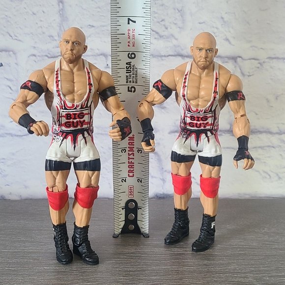 Ryback WWE Wrestling Action Figure Feed Me More WWF 2012 Big Guy Set of 2 - Picture 5 of 8